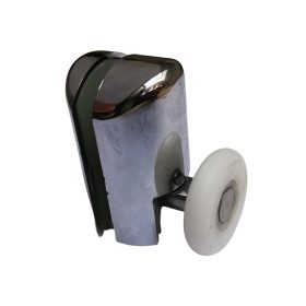   AQUAMAXX ROLĂ SIMPLĂ CU ROȚI PENTRU CABINĂ DE DUȘ, CU REGLARE CU ARC ȘI BUTON ASCUNS, DIAMETRU ROȚI 25 MM, ROȚI DIN OȚEL INOXIDABIL