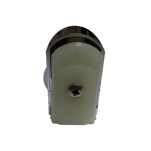 AQUAMAXX ROLĂ SIMPLĂ CU ROȚI PENTRU CABINĂ DE DUȘ, CU REGLARE CU ARC ȘI BUTON ASCUNS, DIAMETRU ROȚI 25 MM, ROȚI DIN OȚEL INOXIDABIL