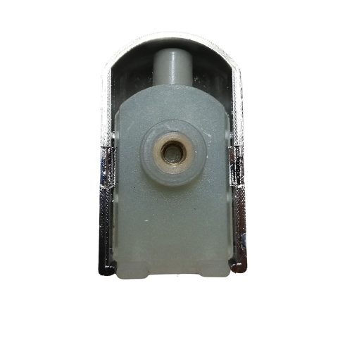 AQUAMAXX ROLĂ SIMPLĂ CU ROȚI PENTRU CABINĂ DE DUȘ, CU REGLARE CU ARC ȘI BUTON ASCUNS, DIAMETRU ROȚI 25 MM, ROȚI DIN OȚEL INOXIDABIL