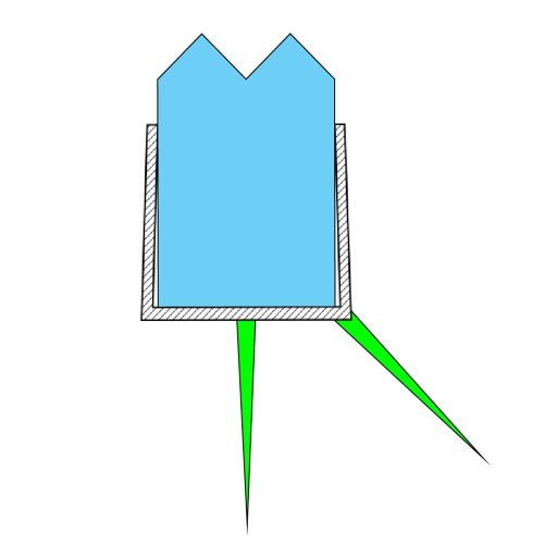 AQUAMAXX ZUHANYKABIN ALSÓ VÍZZÁRÓ PROFIL, ZUHANYKABIN VÍZVETŐ, ZUHANYKABIN VÍZZÁRÓ GUMI, 8MM ÜVEG, 16MM ALSÓ ÉS 10MM OLDALSÓ SZAKÁLL, VÁLASZTHATÓ HOSSZ, ALAP 95CM